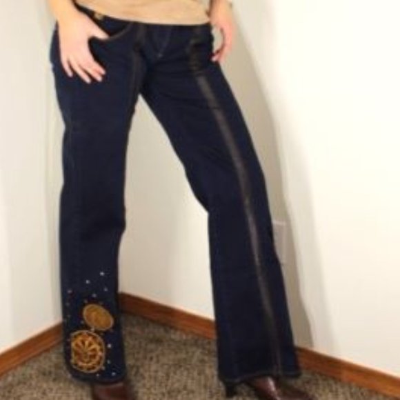 Tara's Elegance- Decorative ,denim Jean, size12. tags,new with tag - Picture 15 of 15